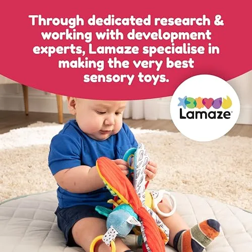 Babyleke Sensorisk Med 26x6,7x25,4cm Speil Og Klips 0–6 Mnd Lamaze L27024A