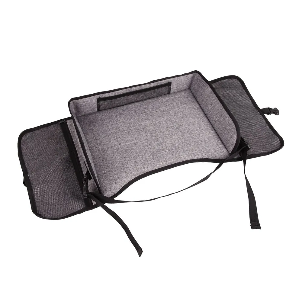 Reisebord Barn 37x31cm Med Lommer, Svart – Tinéo