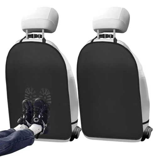 Setebeskytter Bil 43x60cm Vanntett Ryggbeskytter 2-pk Universal, Svart CYZBL