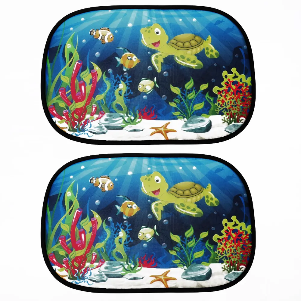Solskjerm Bil 2-pack 51x31cm UV-beskyttelse Uten Sugekopper ZMDMAH