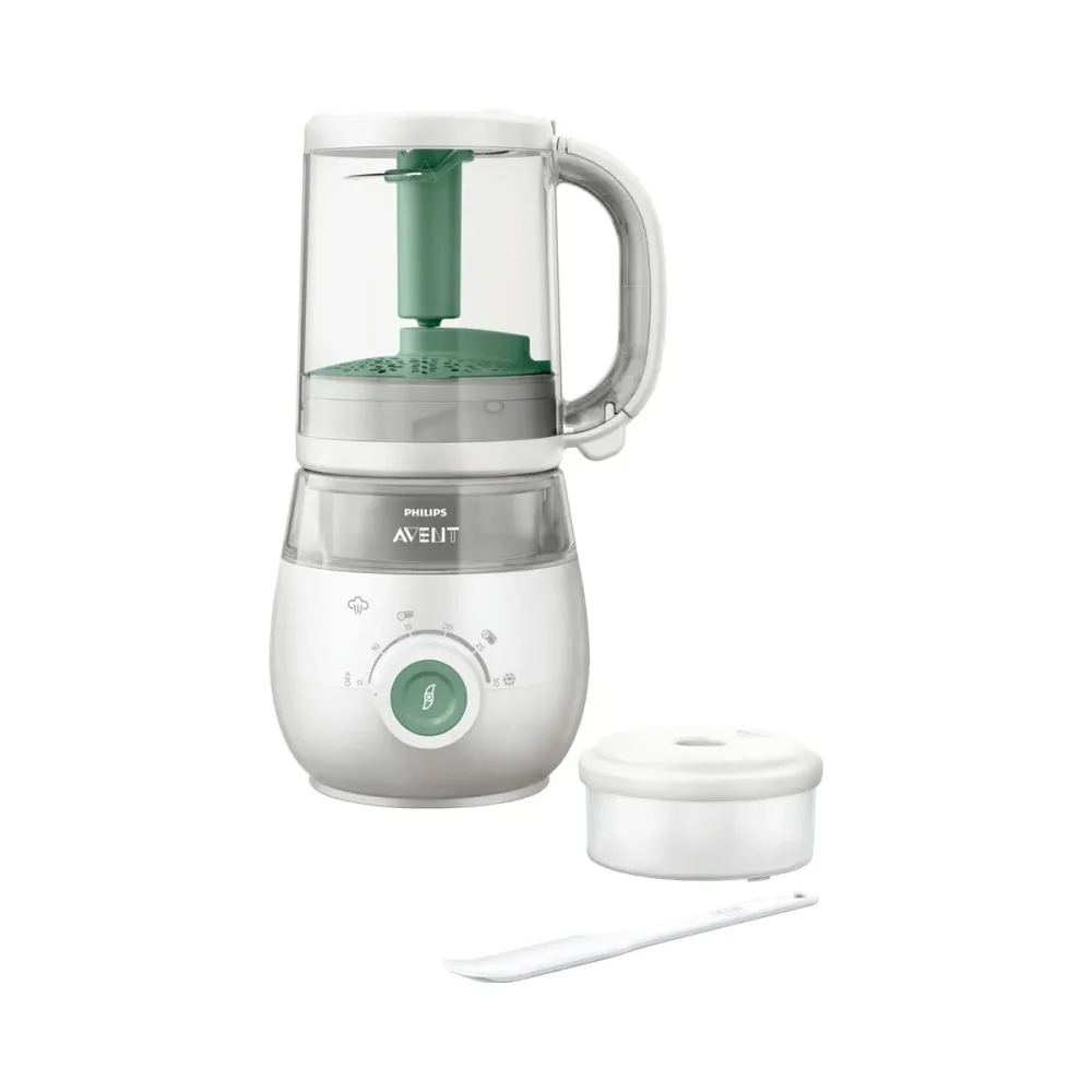 Babymatmaskin 4-i-1 Dampkoker Og Blender 1L 400W Philips Avent SCF885/01