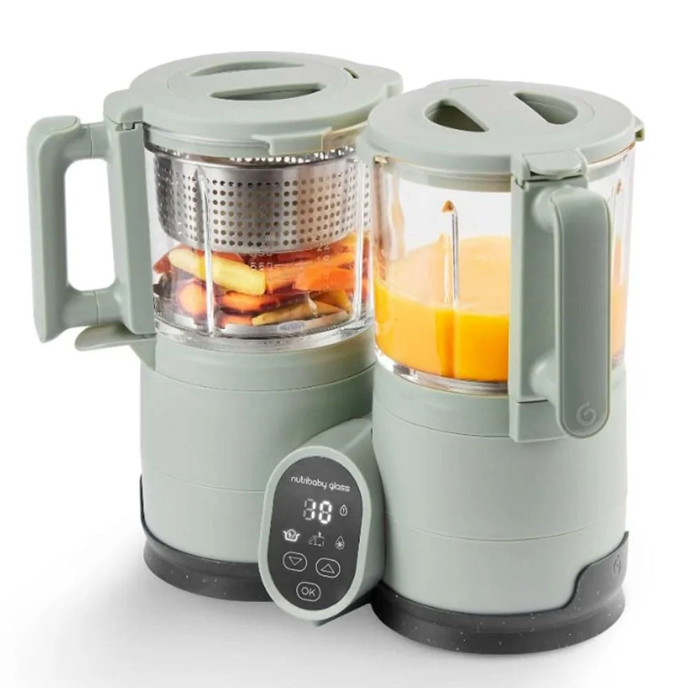 Babymatmaskin 4-i-1 Med 1,9l Glasskåler 1,95l 800W Babymoov A001138
