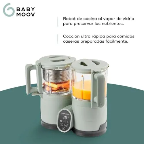 Babymatmaskin 4-i-1 Med 1,9l Glasskåler 1,95l 800W Babymoov A001138