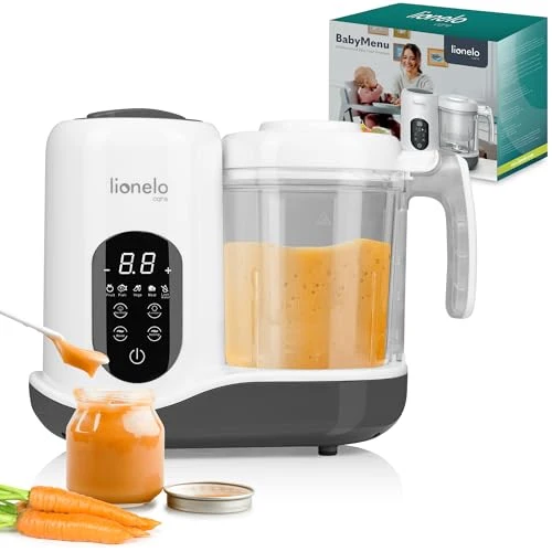 Babymatmaskin 5-i-1 med damping, miksing og oppvarming Lionelo BabyMenu LOC-BABYMENU