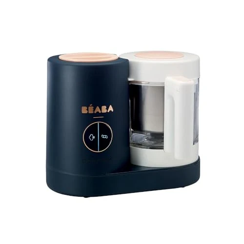 Babymatmaskin 6-i-1 Med Glassbolle 1,25L Og Stålkurv – Béaba Babycook Neo 6W