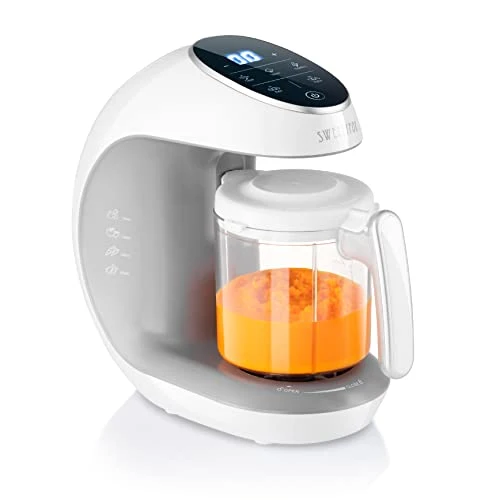 Babymatmaskin 7-i-1 med dampkoker og mikser 300W hvit Sweety Fox SSD-yxerji-F2-0053
