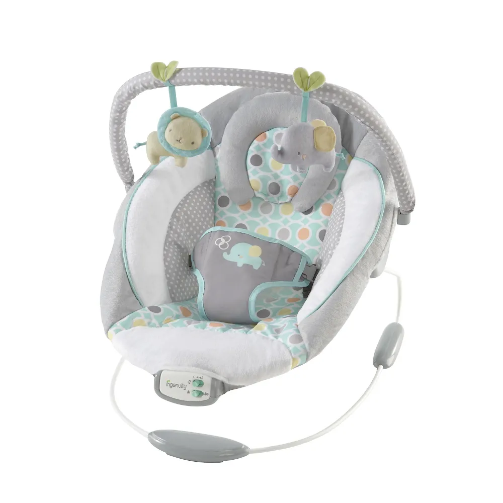 Baby Rocker 58,42cm Med Vibrasjon Og Leker, Multicolor – Ingenuity Morrison