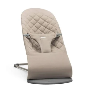 Babybjørn Vippestol Vippestol ergonomisk 53cm stoff sandgrå, naturlig vugging – BabyBjörn 006217