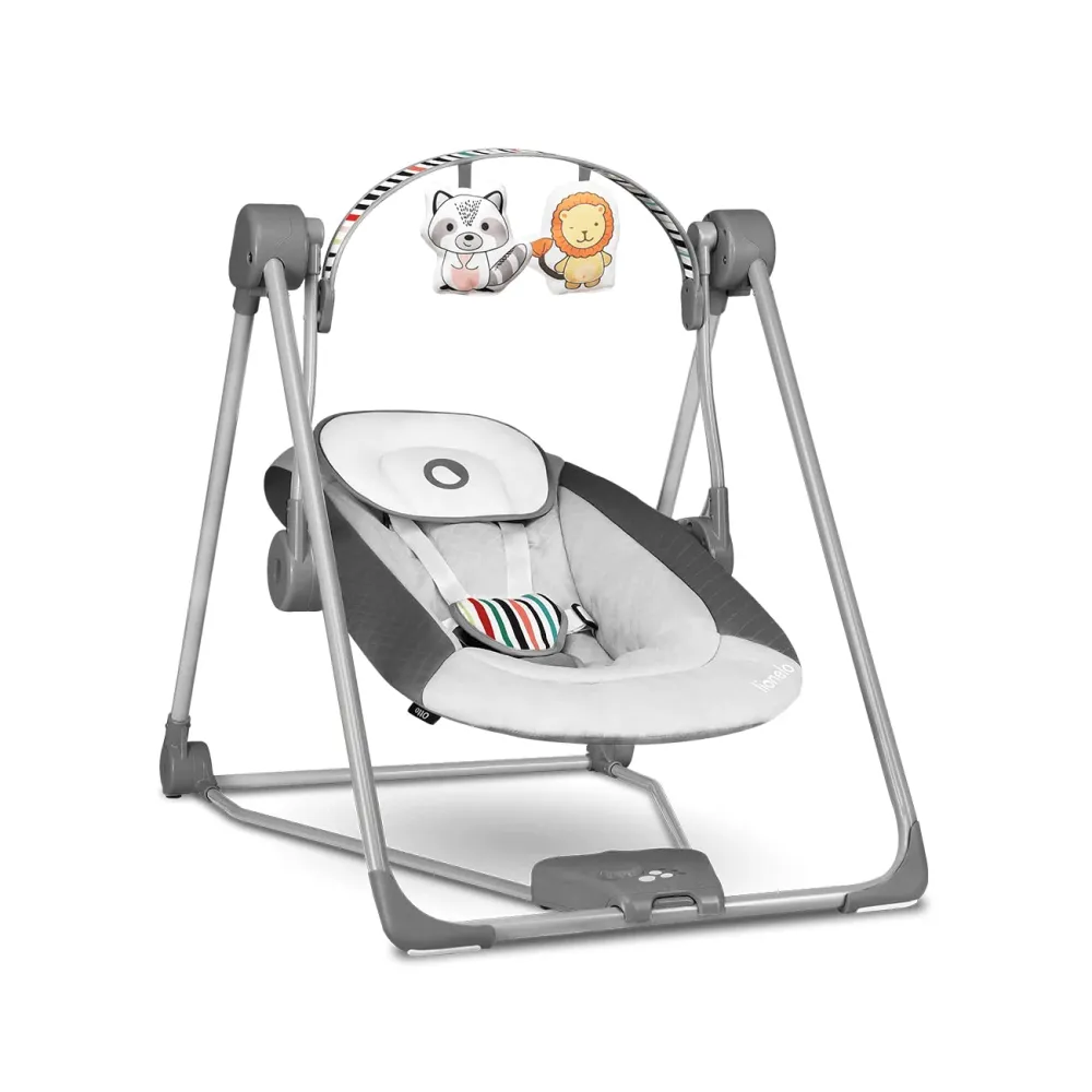 Babygynge Med 5 Hastigheter, Timer Og Leker 0–9kg Lionelo Otto