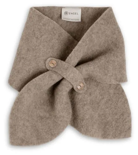 Babyskjerf I Merinoull, Fleece, Oransje Melert – Engel Natur 100