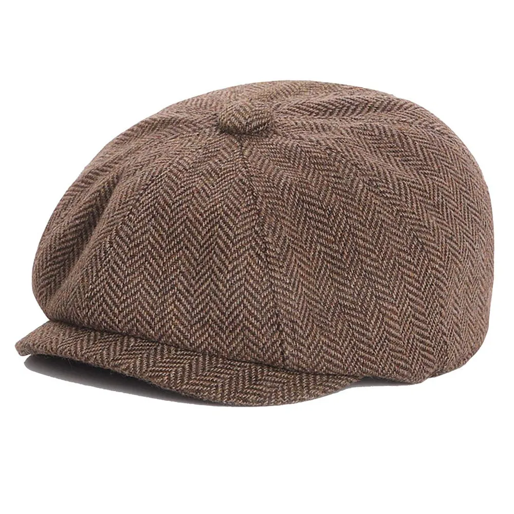 Barnecaps Newsboy Til Baby Gutt, Myk Og Varm, Vind- Og Solbeskyttende – Yixda