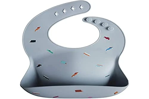 Smekke Baby 4 silikon med dyp lomme, justerbar, BPA-fri – sklep mushie 100