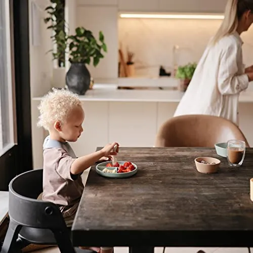 Smekke Baby 4 silikon med dyp lomme, justerbar, BPA-fri – sklep mushie 100