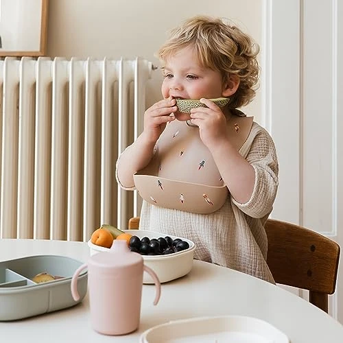 Smekke Silikon Med Lomme, Vanntett Og Justerbar, Rakettmotiv, Mushie