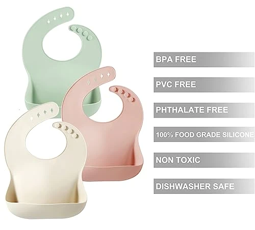 Smekke Silikon Vanntett Med Stor Oppsamlingslomme 3-pk PandaEar