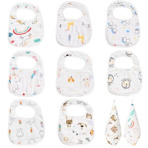 Smekke Vanntett 8-pk Med 2 Vaskekluter, Bomull Unisex 0–36 Mnd – Htbakoi