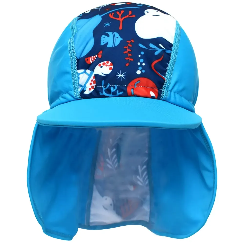 Solhatt Baby Med Nakkebeskyttelse UPF 50+ Unisex Baby Splash About