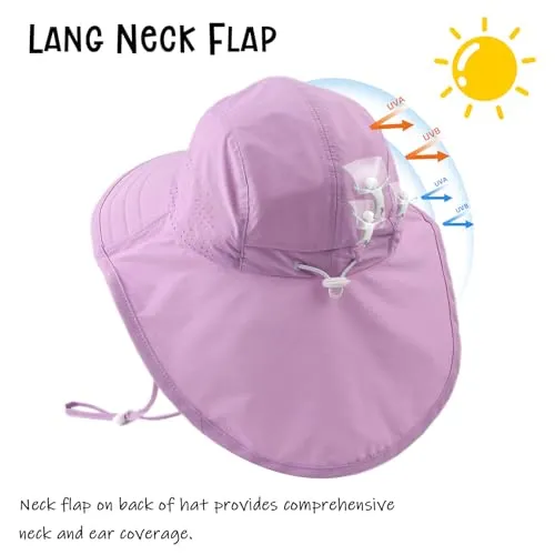 Solhatt Baby Med UV-beskyttelse Og Nakkeskygge Baby – Pesaat