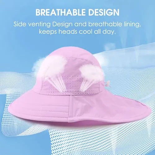 Solhatt Baby Med UV-beskyttelse Og Nakkeskygge Baby – Pesaat