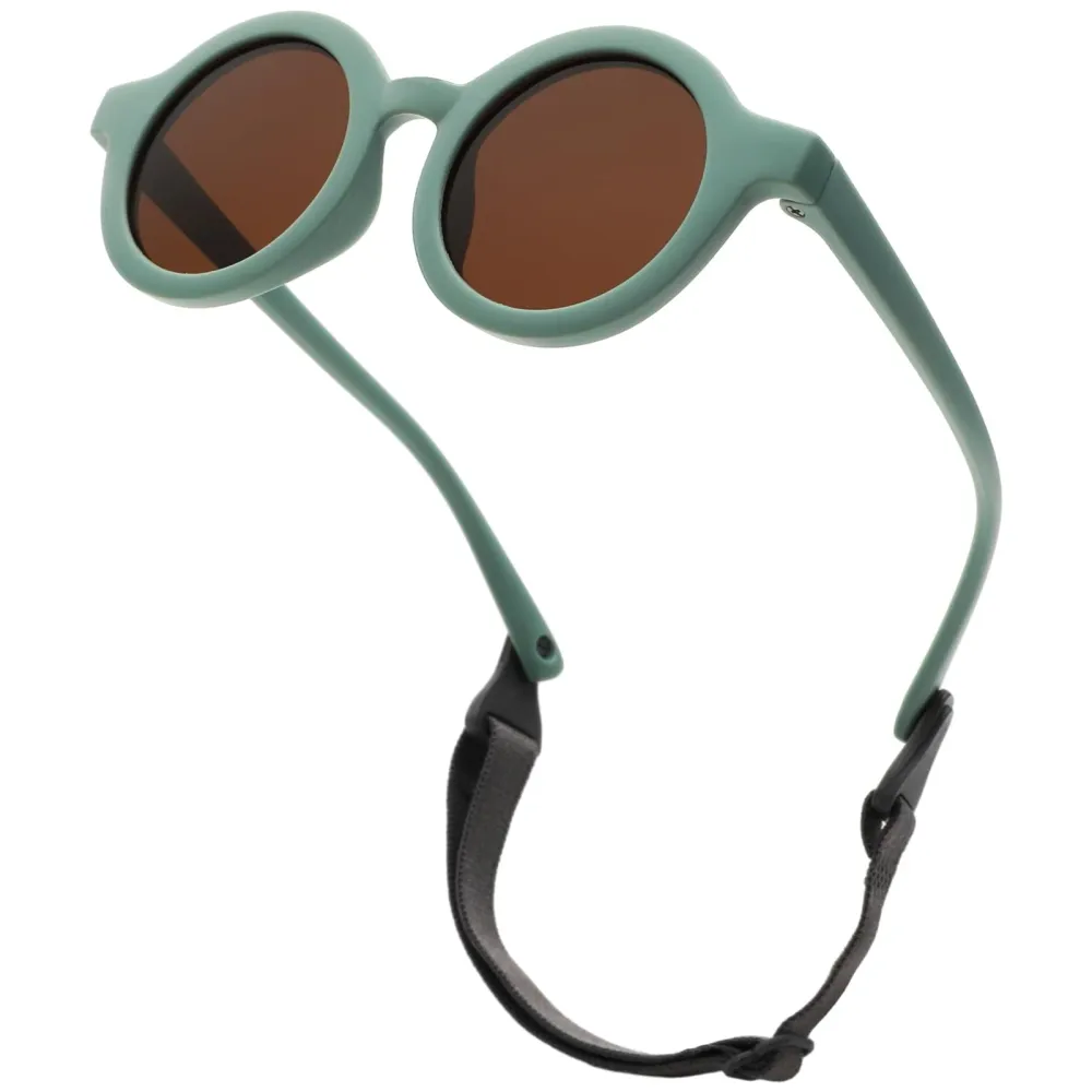 Babysolbriller 0–24 Mnd, Polarisert UV400 Med Stropp, Unisex – LOJUDI 0-24