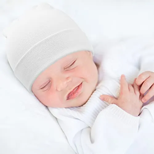 Lue Baby med votter 0–6 mnd bomull jente, vår/sommer/høst/vinter DRESHOW