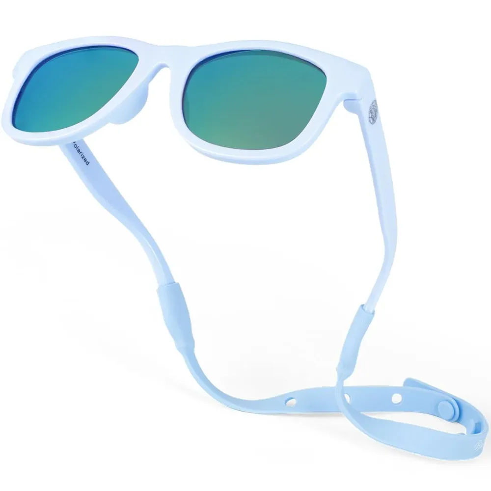 Solbriller baby 0–24 mnd polarisert UV400 med stropp BABY SUNNIES 0-24