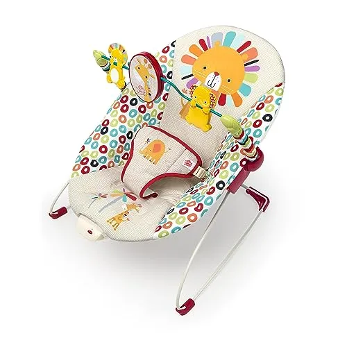 Baby Rocker 9kg Med Vibrasjon, Lekebøyle Og 3-punktssele Bright Starts