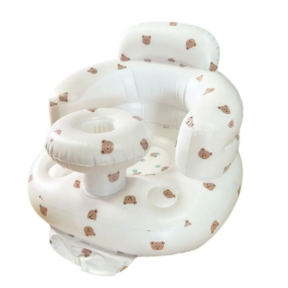Babystol Oppblåsbar Med Ryggstøtte 3–36 Mnd, 30kg – Little Bean
