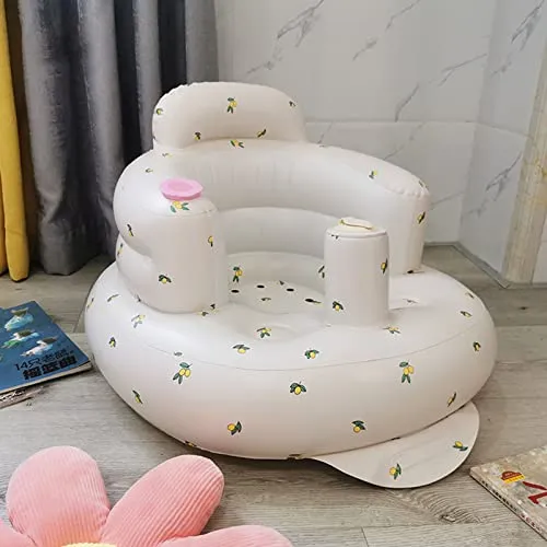 Babystol oppblåsbar med ryggstøtte og gulvsete i PVC – banapoy banapoyn049ko3w2y