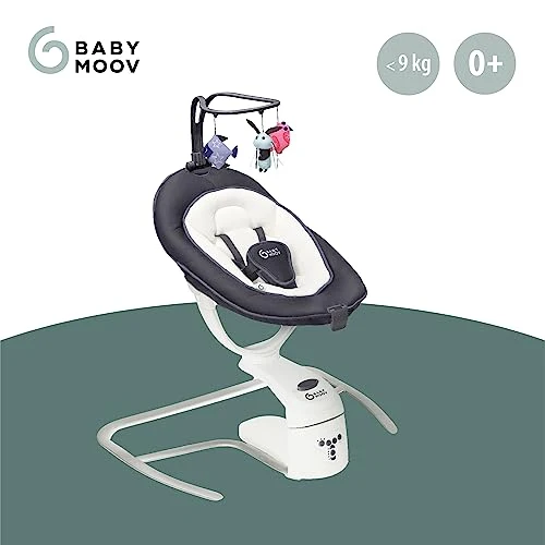 Baby Rocker Med Automatisk Vugge Og 360° Sete Babymoov Swoon Motion Zinc