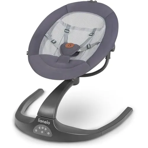 Babygynge 2-i-1 Med 9kg 360° Sete, 5 Hastigheter Og Timer Lionelo Rina