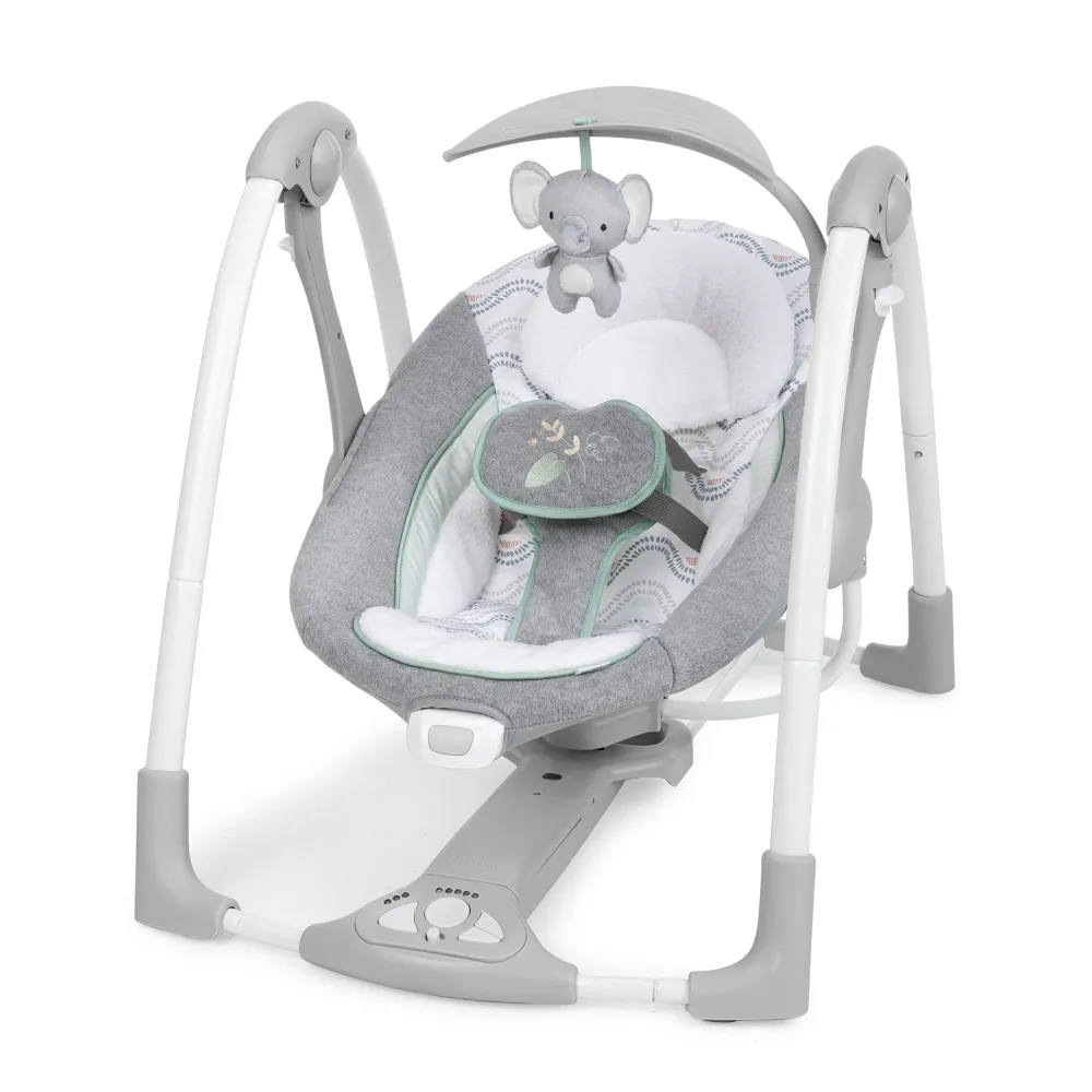Babygynge Elektrisk 2-i-1, Bærbar Opptil 9kg Ingenuity Swell