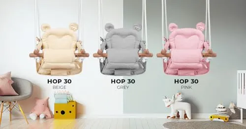 Babyhuske 6–36 Mnd, Tre/bomull, Opptil 60kg, Beige – TULANO Hop