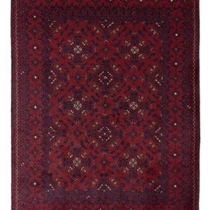 Afghansk teppe - 141 x 101 cm - rød