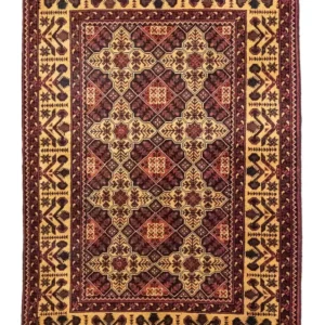 Afghansk teppe - 150 x 100 cm - blå