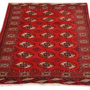 Afghansk teppe - 152 x 118 cm - rød