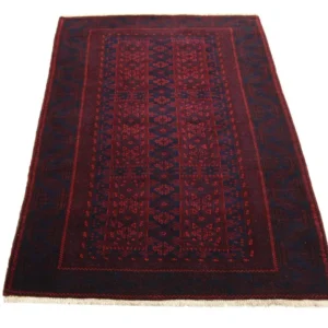 Afghansk teppe - 155 x 100 cm - rød