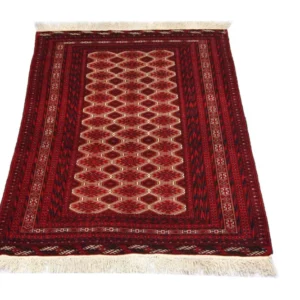 Afghansk teppe - 170 x 118 cm - rød