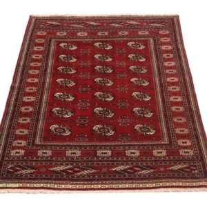 Afghansk teppe - 180 x 130 cm - rød