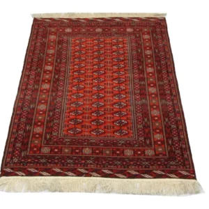 Afghansk teppe - 193 x 134 cm - rød