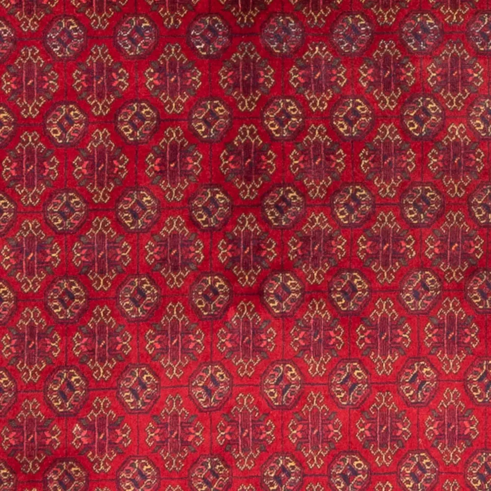 Afghansk teppe - 193 x 148 cm - rød