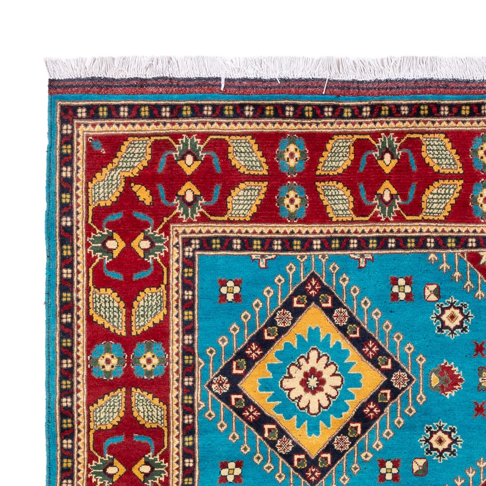 Afghansk teppe - 195 x 150 cm - blå