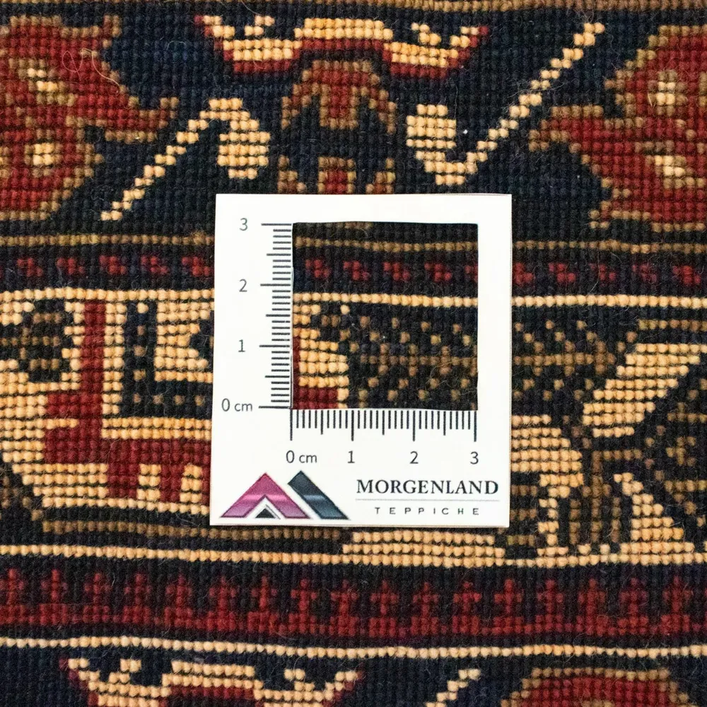 Afghansk teppe - 196 x 122 cm - blå