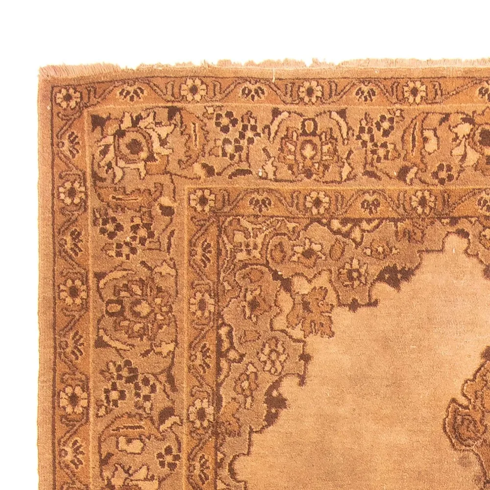 Afghansk teppe - 213 x 150 cm - mørk beige