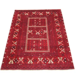 Afghansk teppe - 248 x 158 cm - rød