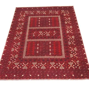Afghansk teppe - 250 x 170 cm - rød