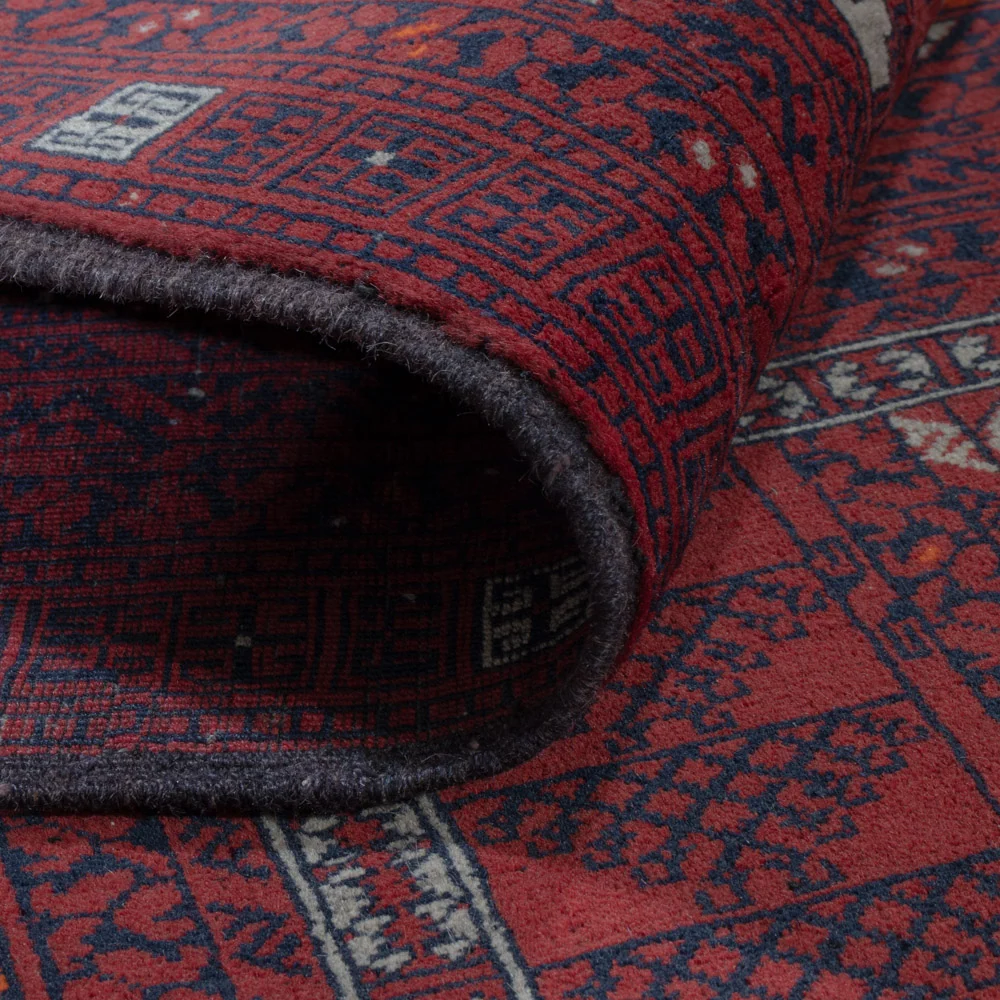 Afghansk teppe - 252 x 154 cm - rød