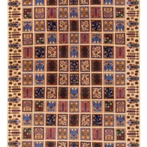 Afghansk teppe - 283 x 200 cm - flerfarget