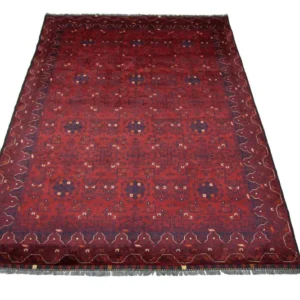 Afghansk teppe - 293 x 196 cm - rød