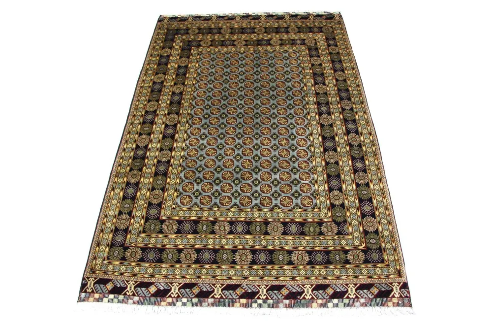 Afghansk teppe - 298 x 199 cm - blå